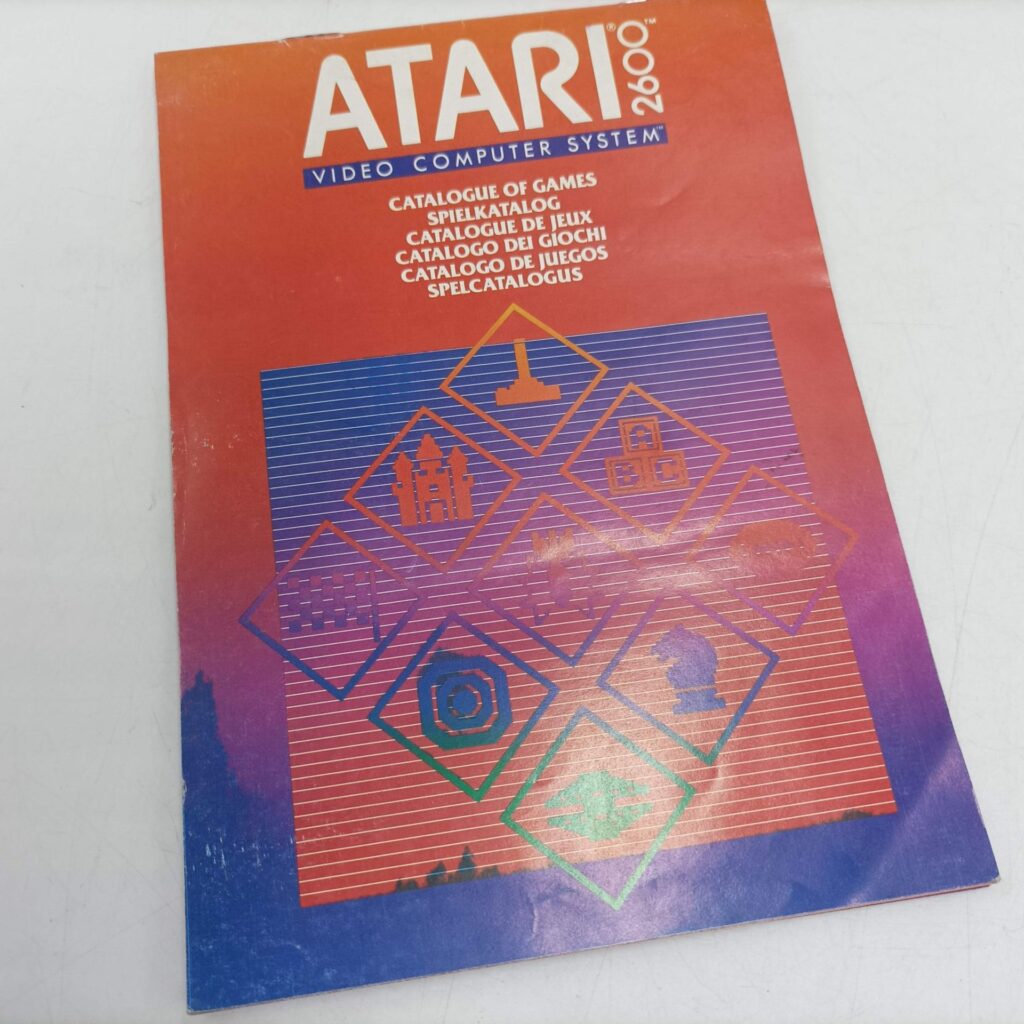Atari 2600 Console Computer System Catalogue of Games (1982) G+ | Image 1