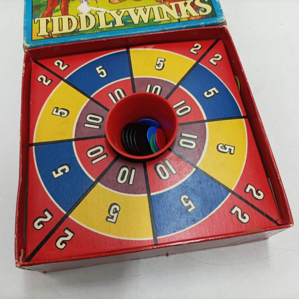 UK Vintage 1960s Target TIDDLYWINKS A Berwick Game [G+] Box Wear | Image 4