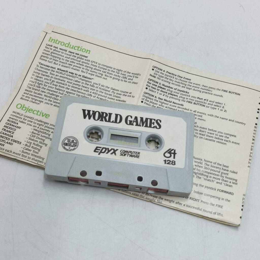 World Games (1986) U.S. Gold Epyx [G+] C64 Commodore 64/128 | Image 4
