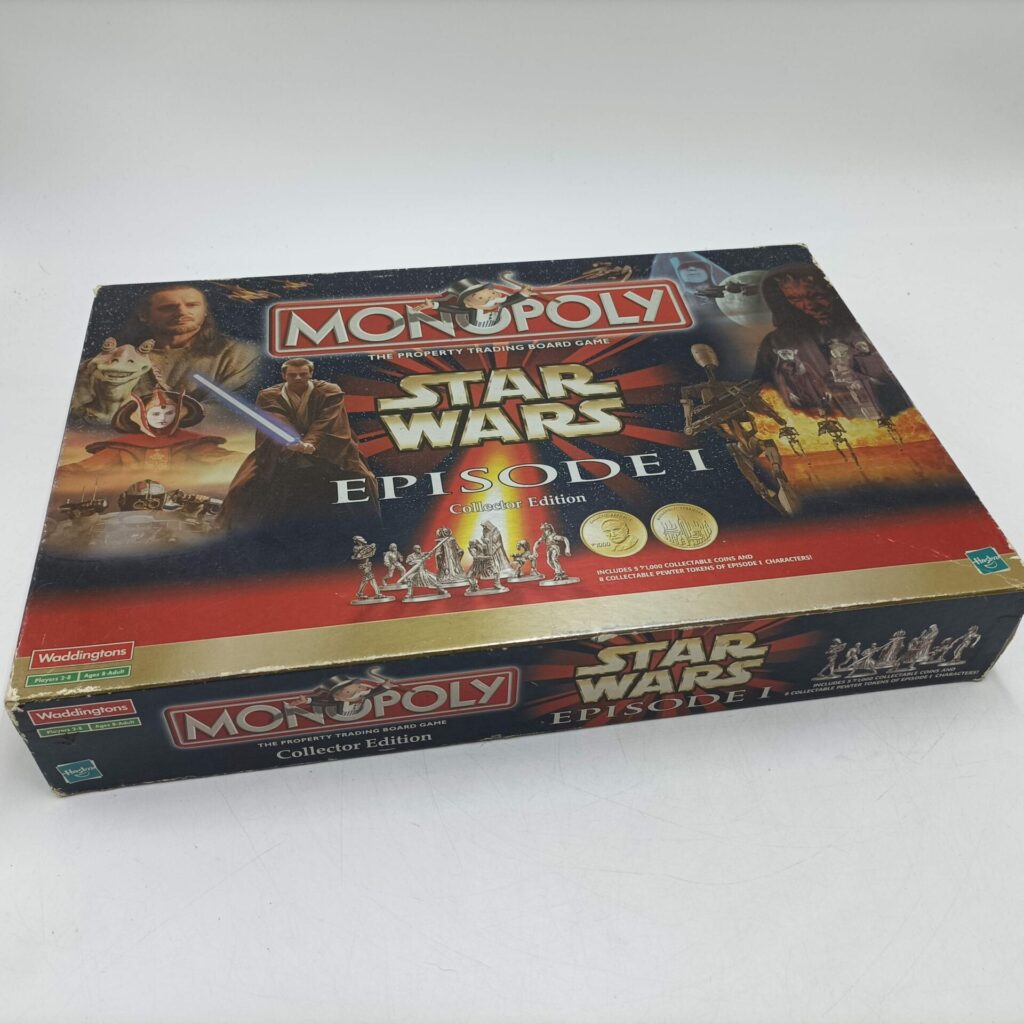 Monopoly: Star Wars Episode I Collectors Edition (1999) Hasbro [G] Coins Included | Image 1