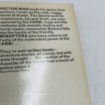 Doctor Who The Zarbi (1984) 5th Ed. Target Paperback [VG+] The Web Planet | Image 3