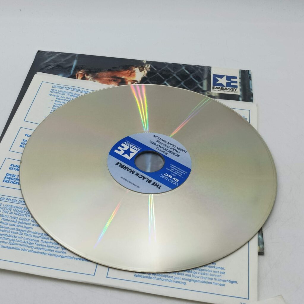 The Black Marble (1980) Pre-Cert Laserdisc [G+] Embassy| CLV-LP PAL | Image 5
