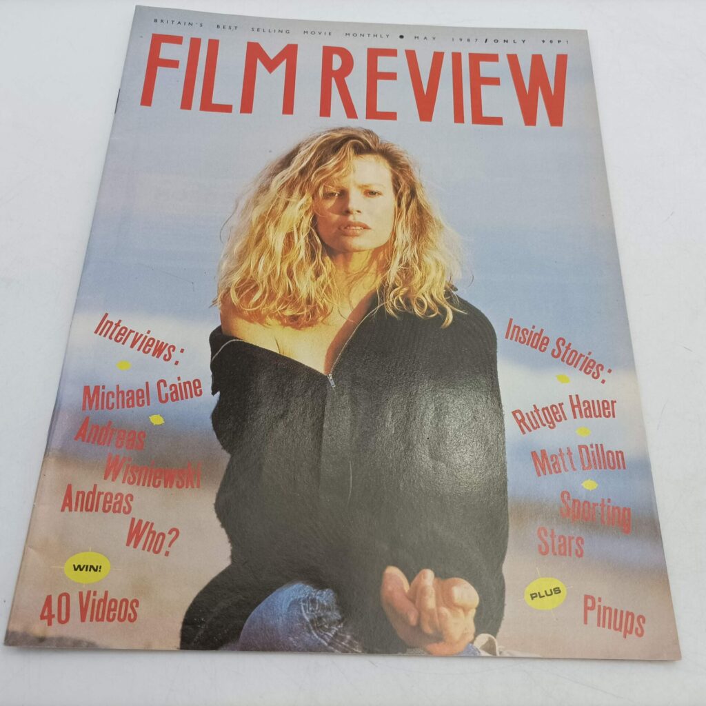 Film Review Magazine May, 1987 [Ex] Kim Basinger Cover | Matt Dillon Article | Image 1
