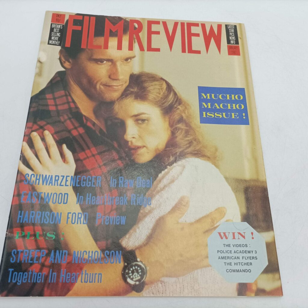 Film Review Magazine Jan.1987 [Ex] Schwarzenegger Cover | Harrison Ford Article | Image 1