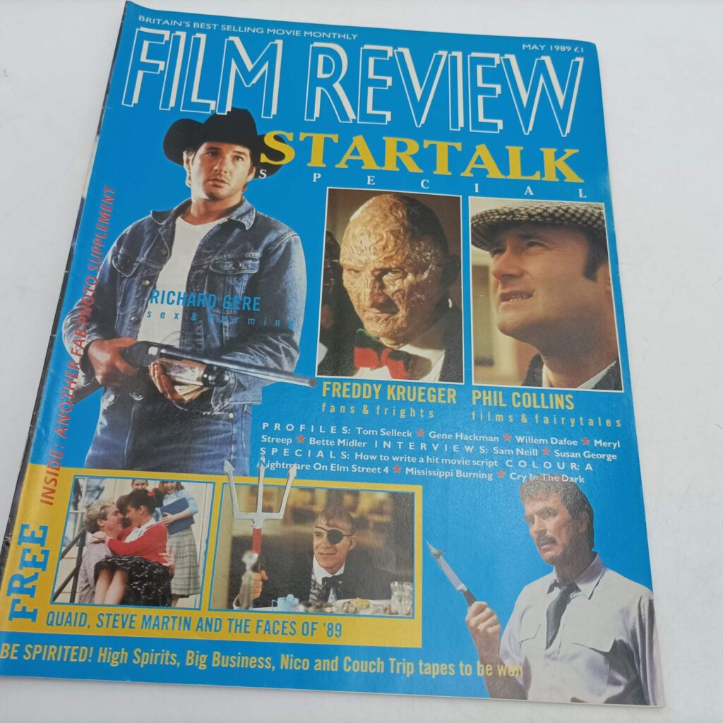 Film Review Magazine May, 1989 [Ex] Freddy Krueger | Phil Collins & Richard Gere | Image 1