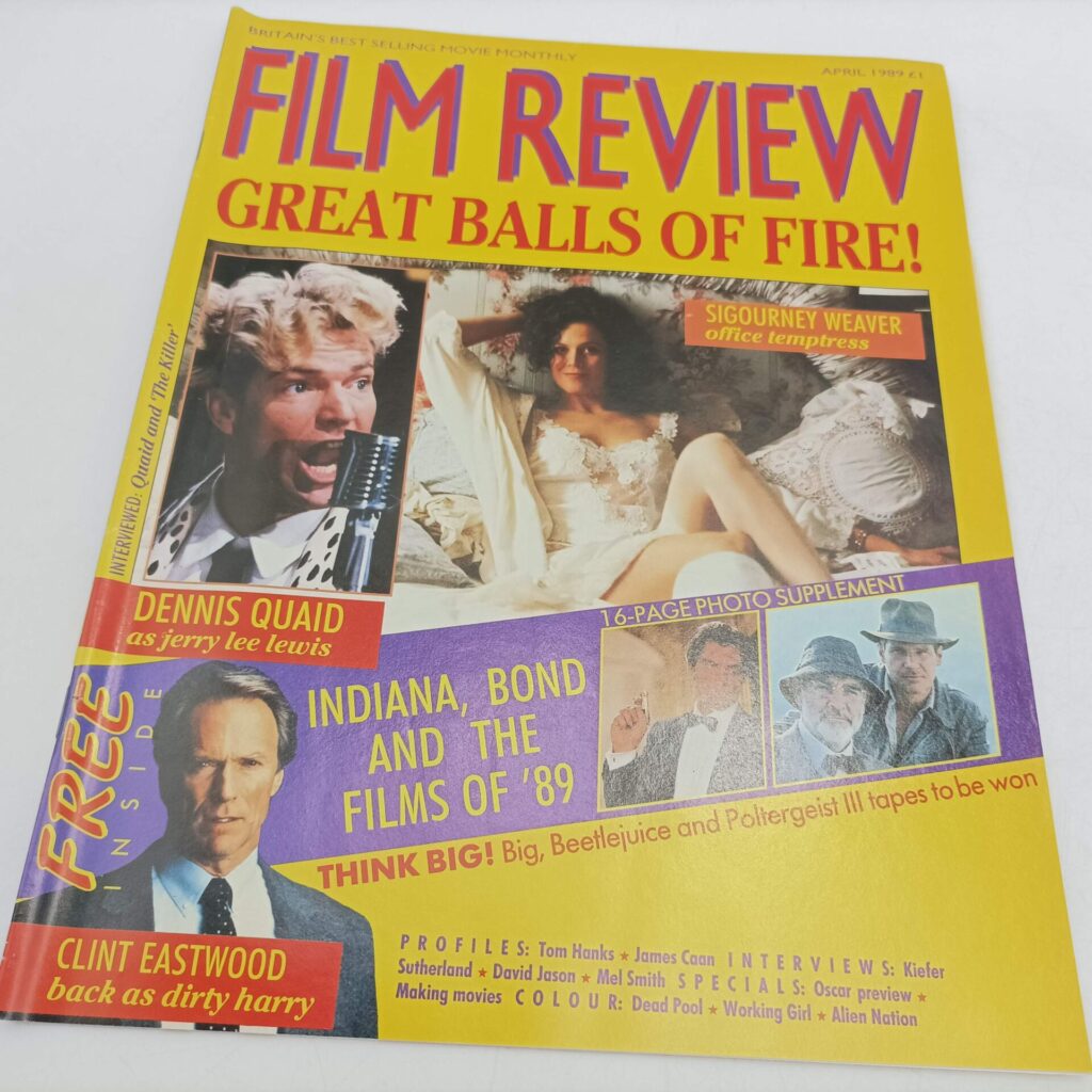 Film Review Magazine April, 1989 [Ex] Sigourney Weaver | Movie & Cinema Interest | Image 1