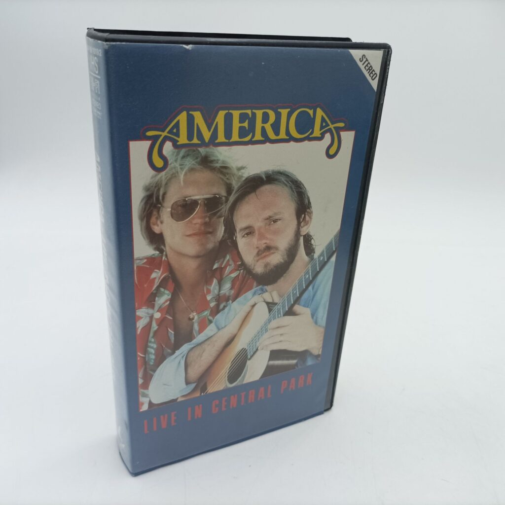 America - Live in Central Park (1981) Pre-Cert Betamax Video [VG+] UK PAL | Image 1