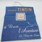 Vintage Hergé's Tintin & Snowy Heavy Paper Carrier Bag [G] Made in France | Image 1