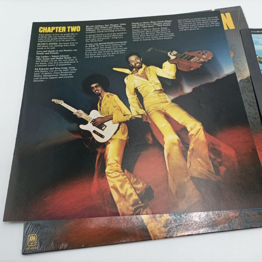 Brothers  Johnson - Right On Time LP (1977) Terre Haute [G+] A&M Records SP-4644 | Image 5