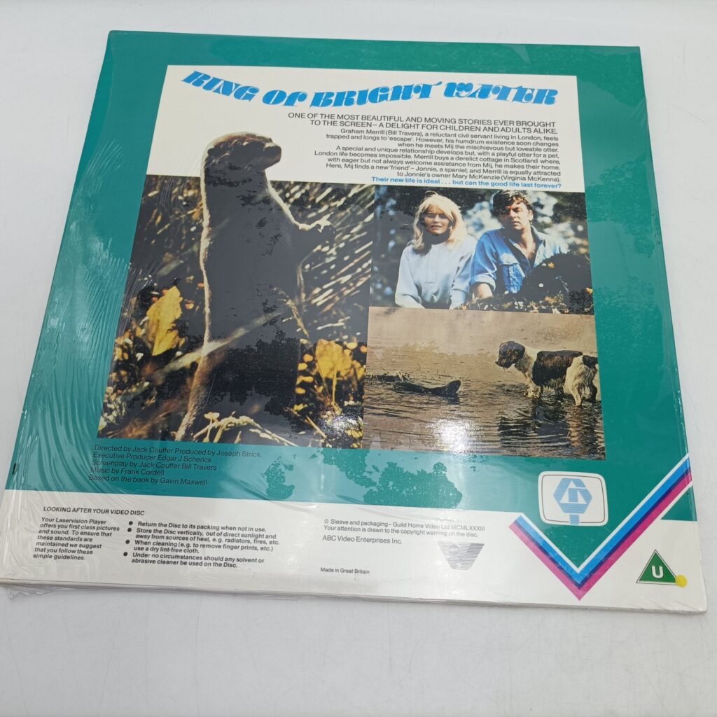 Ring of Bright Water (1983) Laserdisc [VG+] Guild Home Video | PAL CLV LP | Image 2