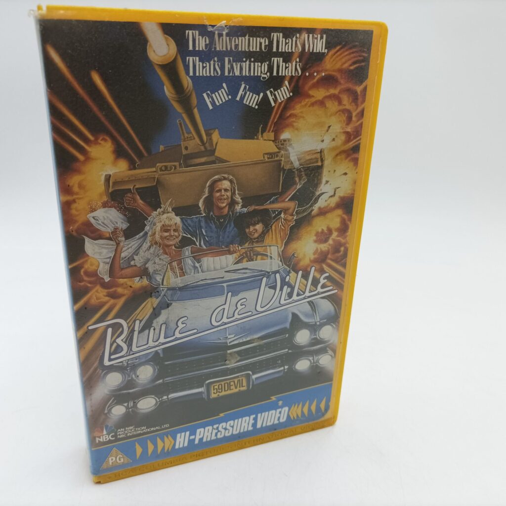 Blue de Ville (1986) Ex-Rental Big Box VHS Video [Ex] Hi-Pressure Video | Image 1