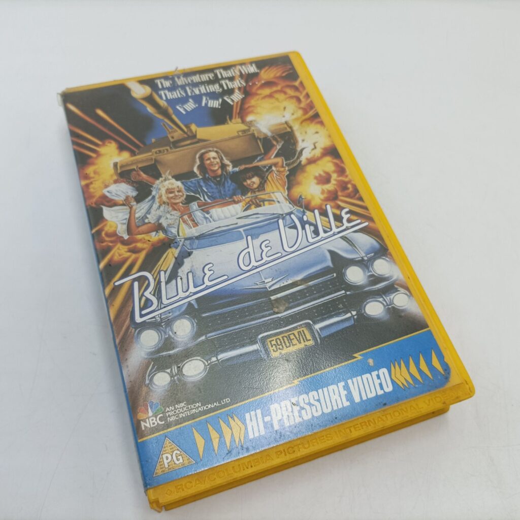 Blue de Ville (1986) Ex-Rental Big Box VHS Video [Ex] Hi-Pressure Video | Image 2