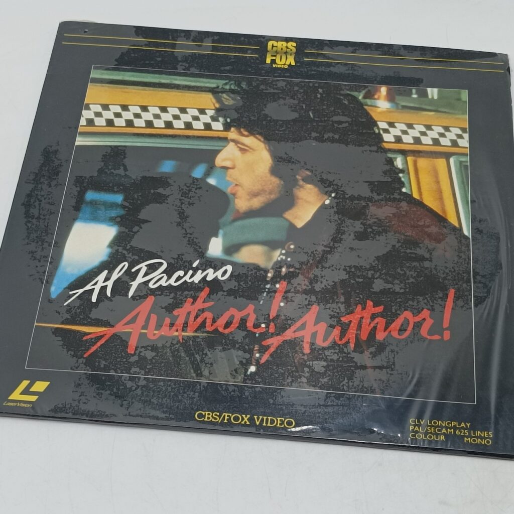 Al Pacino Author! Author! (1982) Pre-Certificate Laserdisc [G+] CBS Fox Video | Image 1