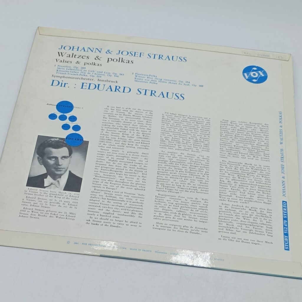 Johann & Josef Strauss - Waltzes & Polkas (1963) 12