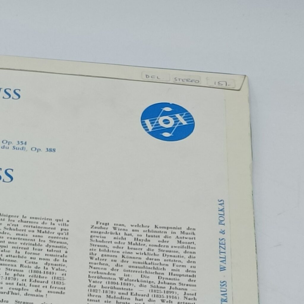 Johann & Josef Strauss - Waltzes & Polkas (1963) 12