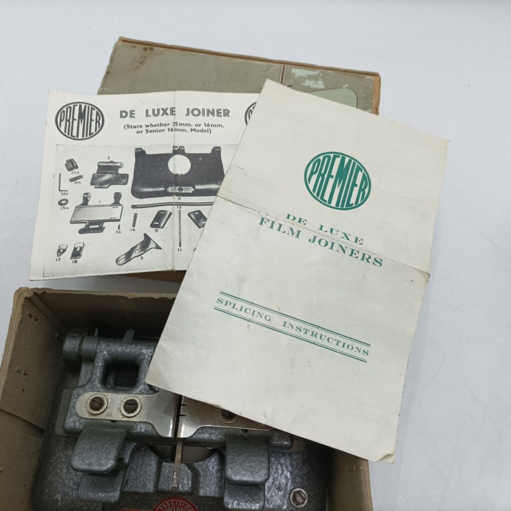 Vintage Premier 16mm & 8mm Film Precision Joiner Splicer De-Luxe [G+] Instructions | Image 5