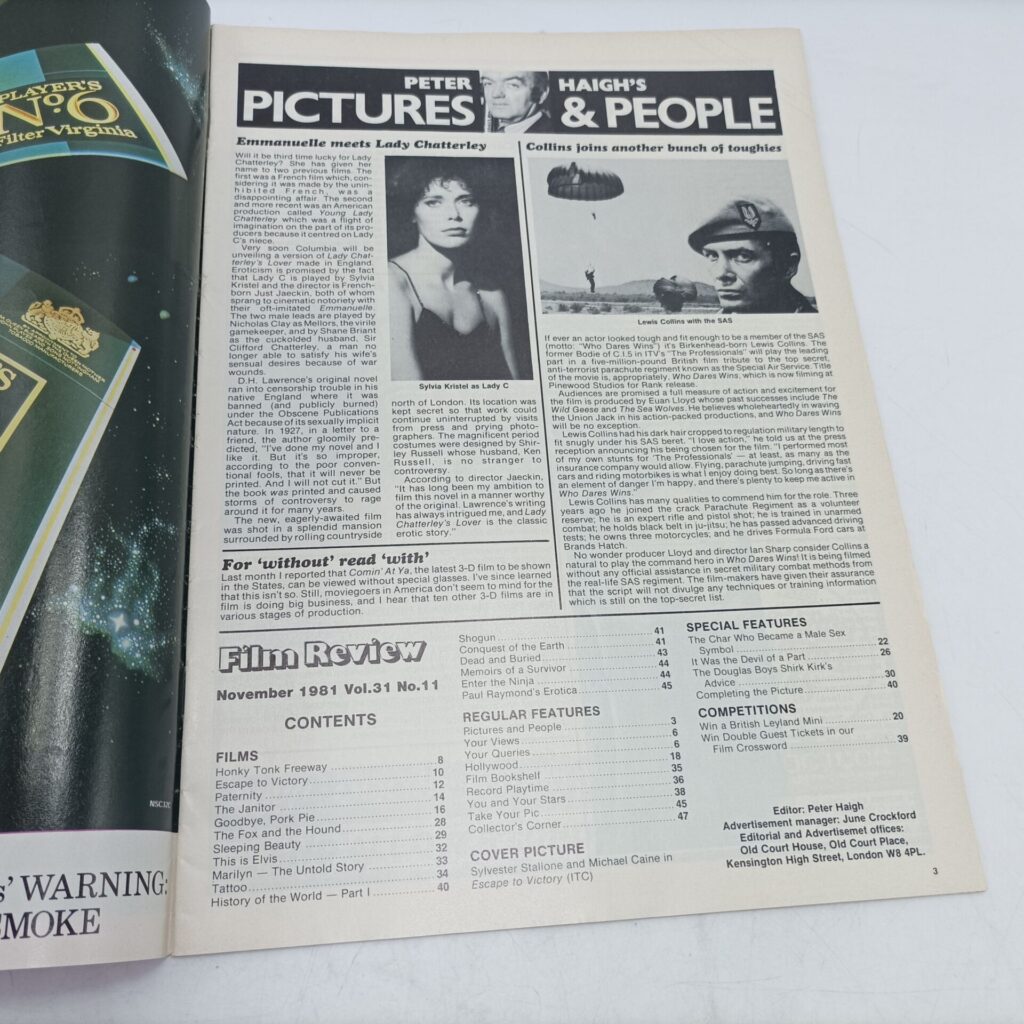 Film Review Magazine November 1981 [Ex] Stallone 'Escape to Victory' | Image 2