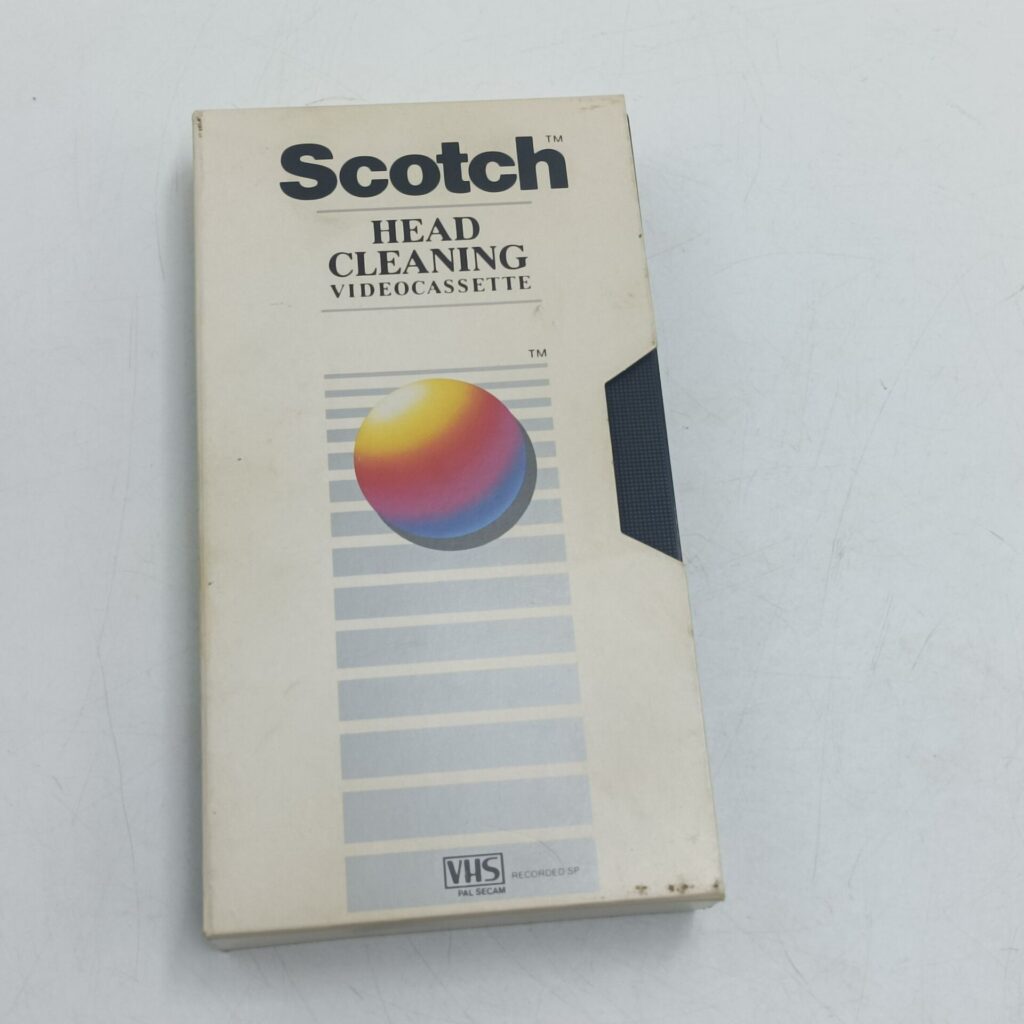 Scotch Head Cleaning Video Cassette (VHS, SVHS) PAL SECAM [G+] Used Once | Image 1