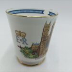 Vintage Queen Elizabeth II  Silver Wedding Anniversary Commemorative Mug (1972) Aynsley | Image 3