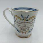 Vintage Queen Elizabeth II  Silver Wedding Anniversary Commemorative Mug (1972) Aynsley | Image 4