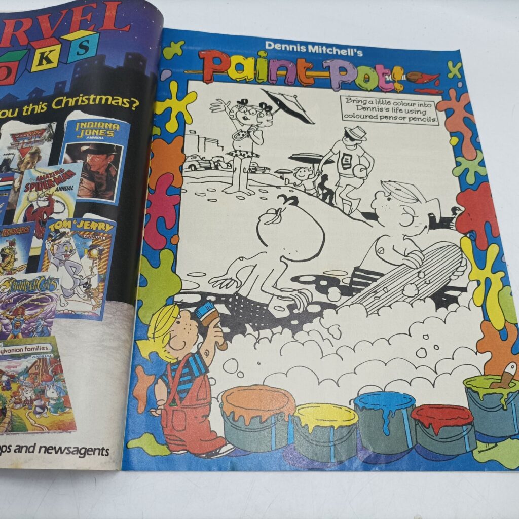 Vintage 'Dennis' Comic #1 November, 1989 [VG+] Marvel Comics UK | Dennis Mitchell | Image 4