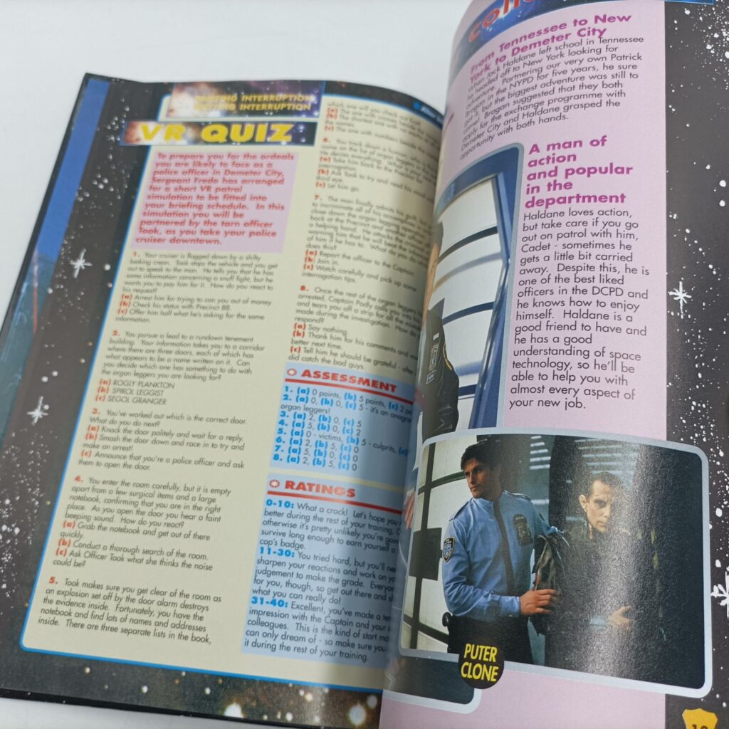 Gerry Anderson's Space Precinct Annual (1995) Unclipped & Clean [Ex] Mentorn Films | Image 5