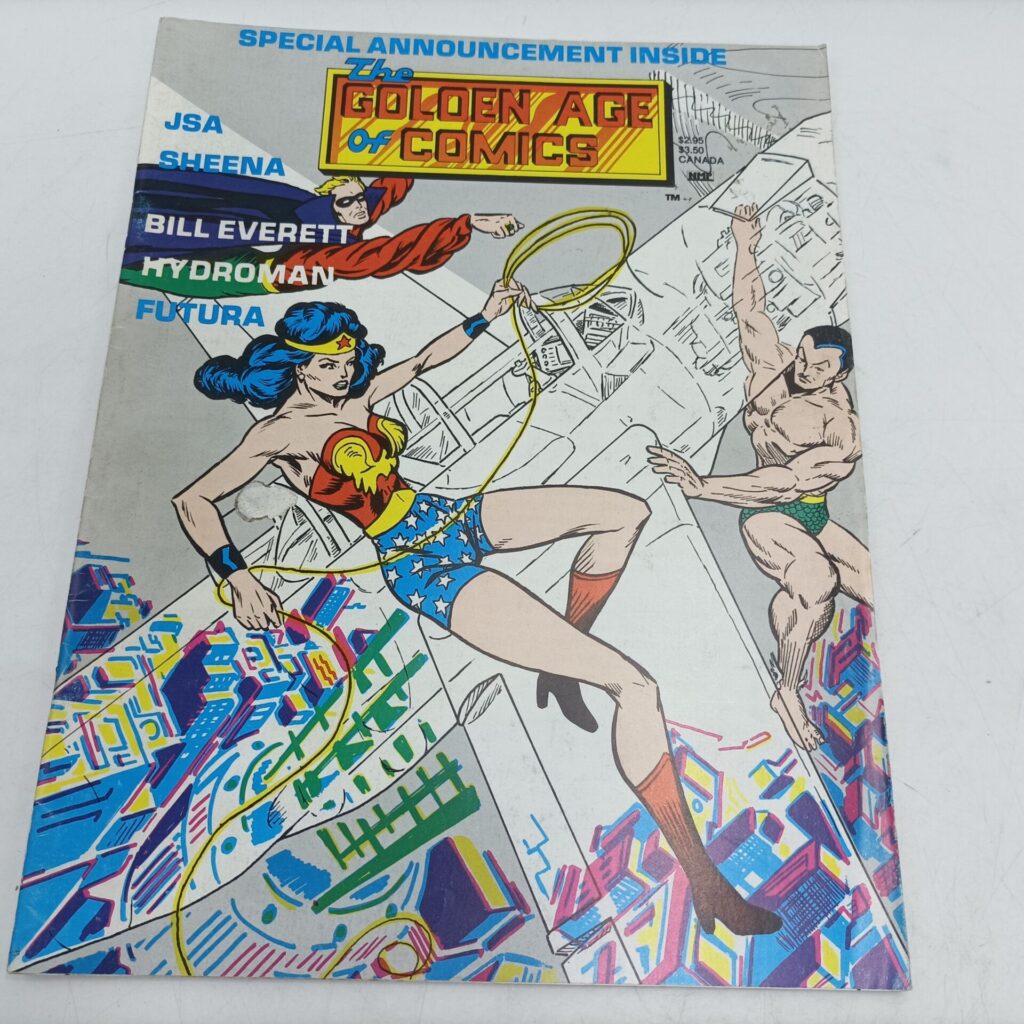 The Golden Age of Comics Magazine #8 February, 1984 [VG+] Wonder Woman Cover | US | Image 1