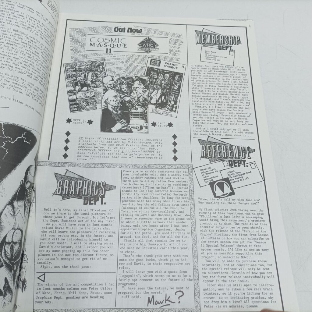 Doctor Who Celestial Toyroom Fanzine February 1987 [G+] Power of the Daleks Telesnaps | Image 2