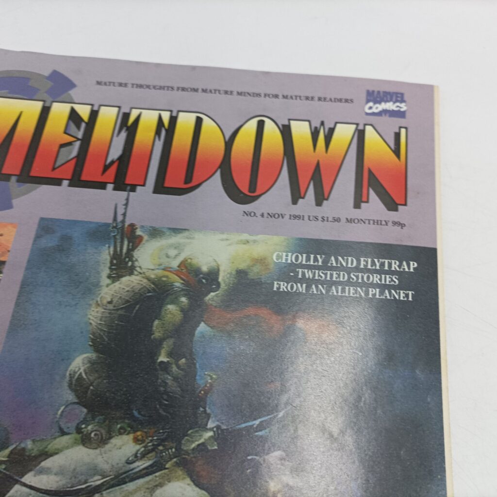 Meltdown Comic Mag #4 November, 1991 [G+] UK Marvel Comics | Akira, Night Breed | Horror | Image 2