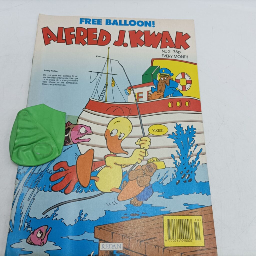 Alfred J. Kwak Monthly Comic #2 (1991) REDAN | Includes Balloon Cover Gift | Image 1