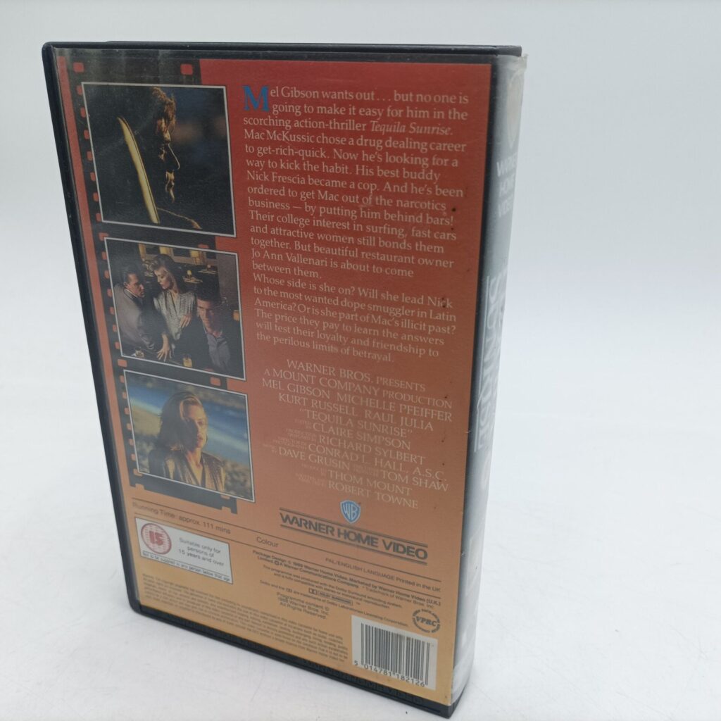 Tequila Sunrise (1988) Big Box VHS Video [G+] Warner Home Video ...