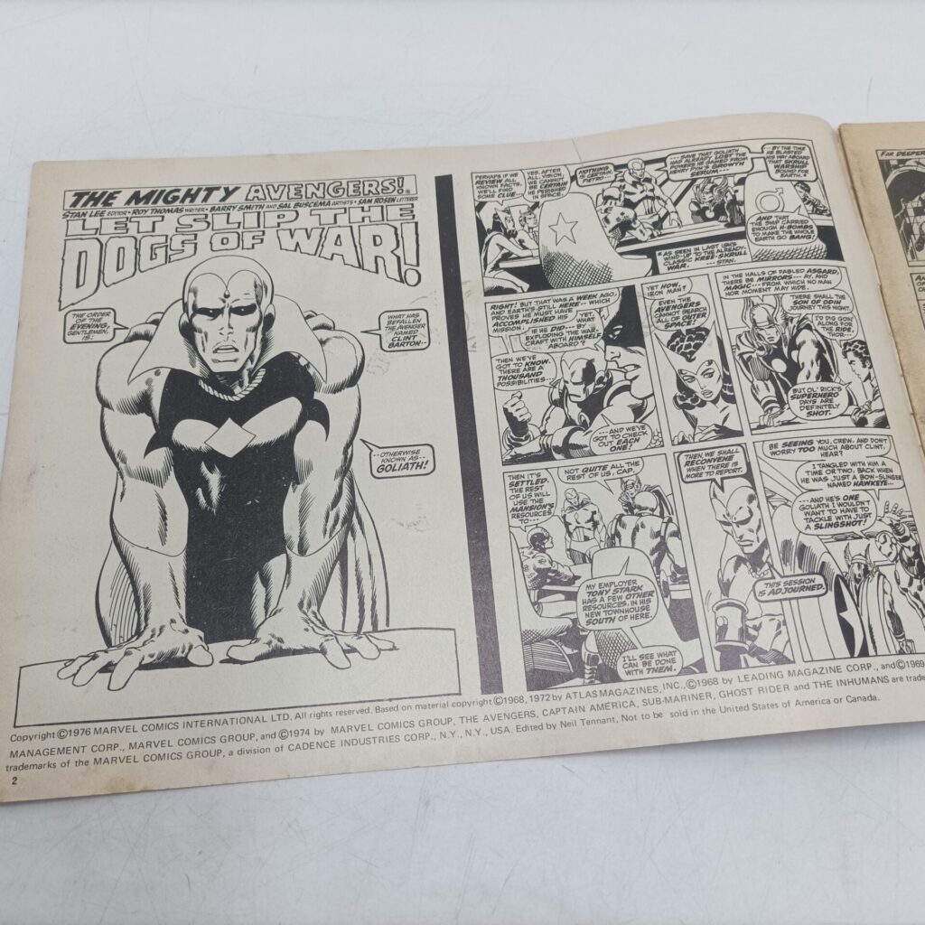 The Titans Comic #54 Oct. 27th 1976 [vg] UK Marvel | The Avengers, Captain America & Thor | Image 3