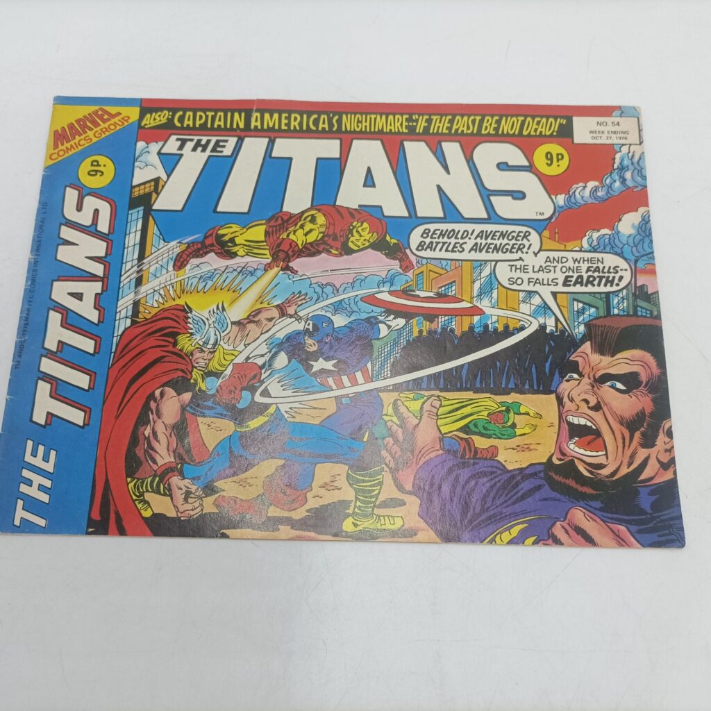 The Titans Comic #54 Oct. 27th 1976 [vg] UK Marvel | The Avengers, Captain America & Thor | Image 1