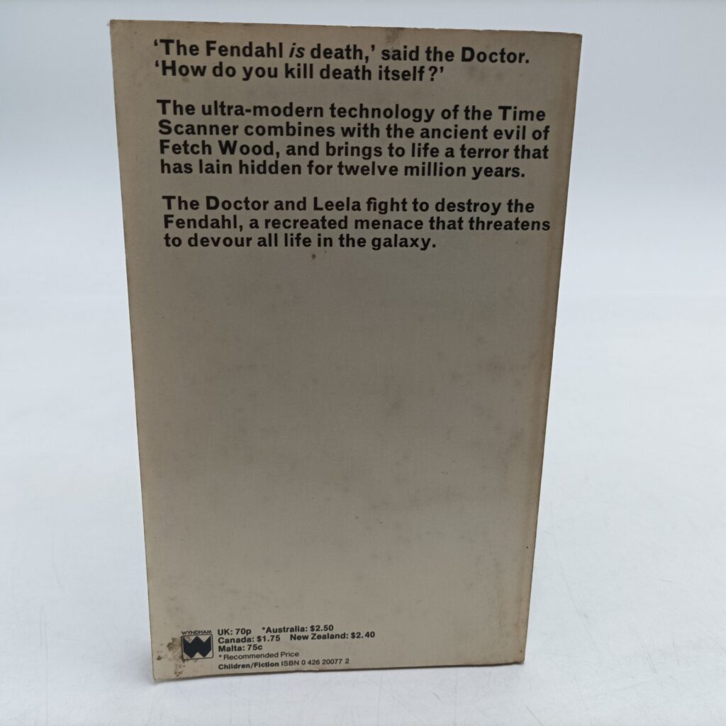 Doctor Who and the Image of the Fendahl (1979) 1st Edition Target Paperback [vg] Tom Baker | Image 2