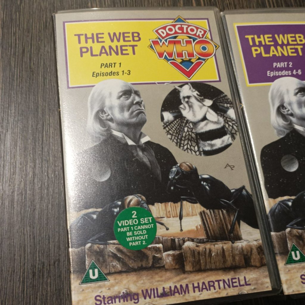Doctor Who The Web Planet Double VHS Video (1990) BBC Video UK PAL BBCV4405 | Image 2