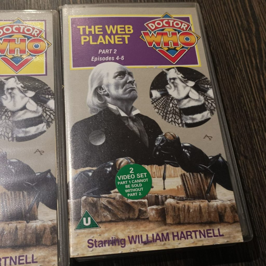 Doctor Who The Web Planet Double VHS Video (1990) BBC Video UK PAL BBCV4405 | Image 3