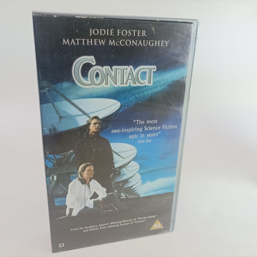 Contact (1997) VHS Video [G+] Warner Home Video | Jodie Foster & Matthew McConaughey | Image 1