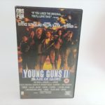 Young Guns II Blaze of Glory (1990) Big Box Ex-Rental VHS Video [G+] CBS Fox Emilio Estevez | Image 1