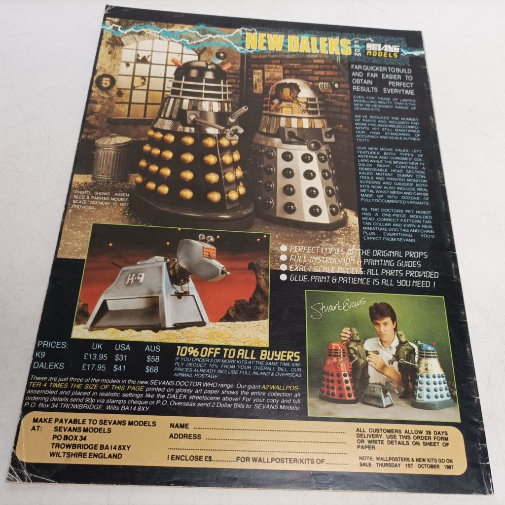 Doctor Who Magazine Autumn Special (1987) Marvel Comics [g+] Sylvester McCoy | Image 4
