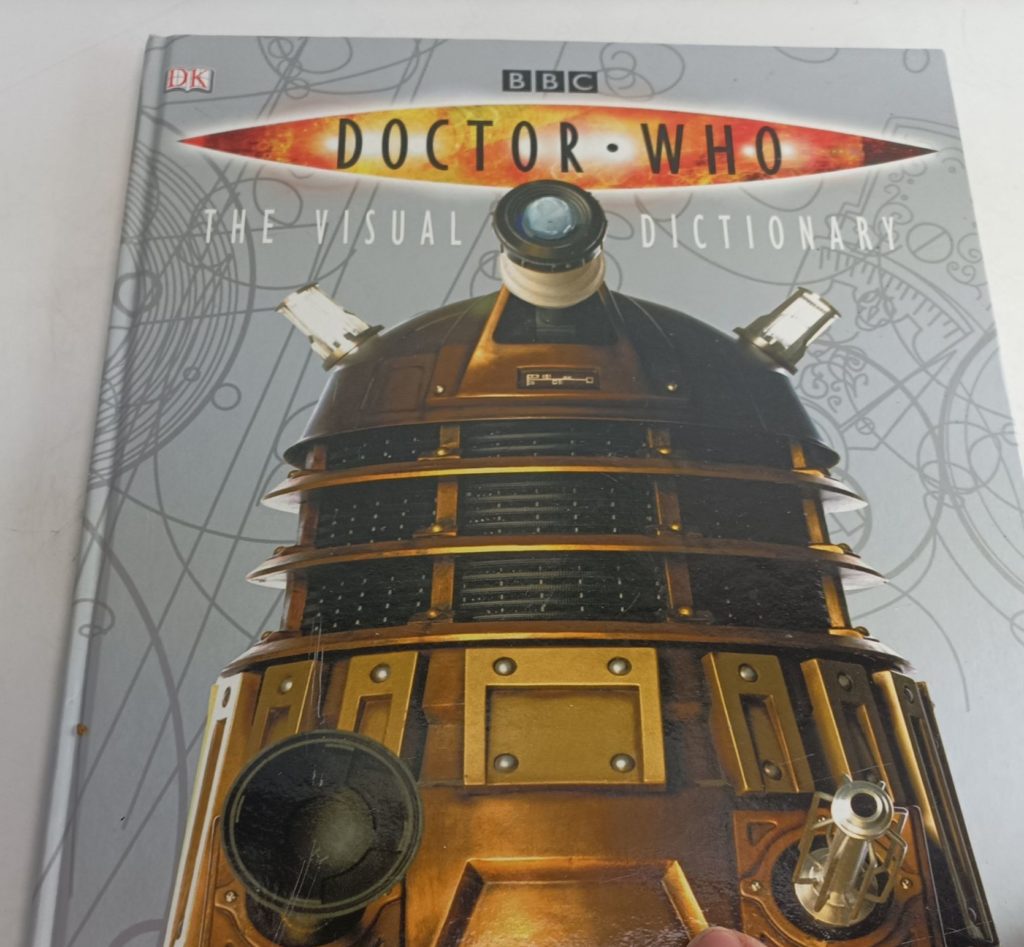 Doctor Who The Visual Dictionary Signed by Agnieszka Bconska 'Weeping Angel' Hardback | Image 1