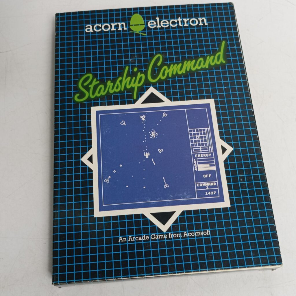 STARSHIP COMMAND (1983) Acornsoft Acorn ELECTRON [Big Box] BBC (VG+) | Image 1