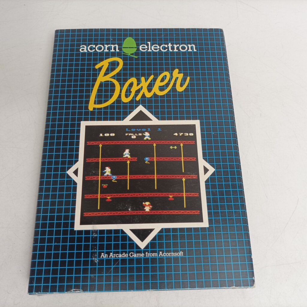 BOXER (1984) Acornsoft Acorn ELECTRON [Big Box] BBC Micro (VG+) | Image 1