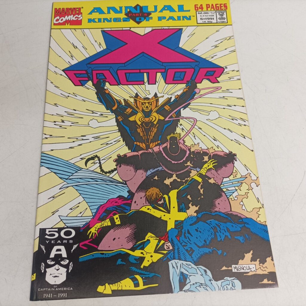 X-Factor Comic Annual #6 (1991) 64 Pages [G+] Marvel US | X-Men | Kings of Pain | Image 1