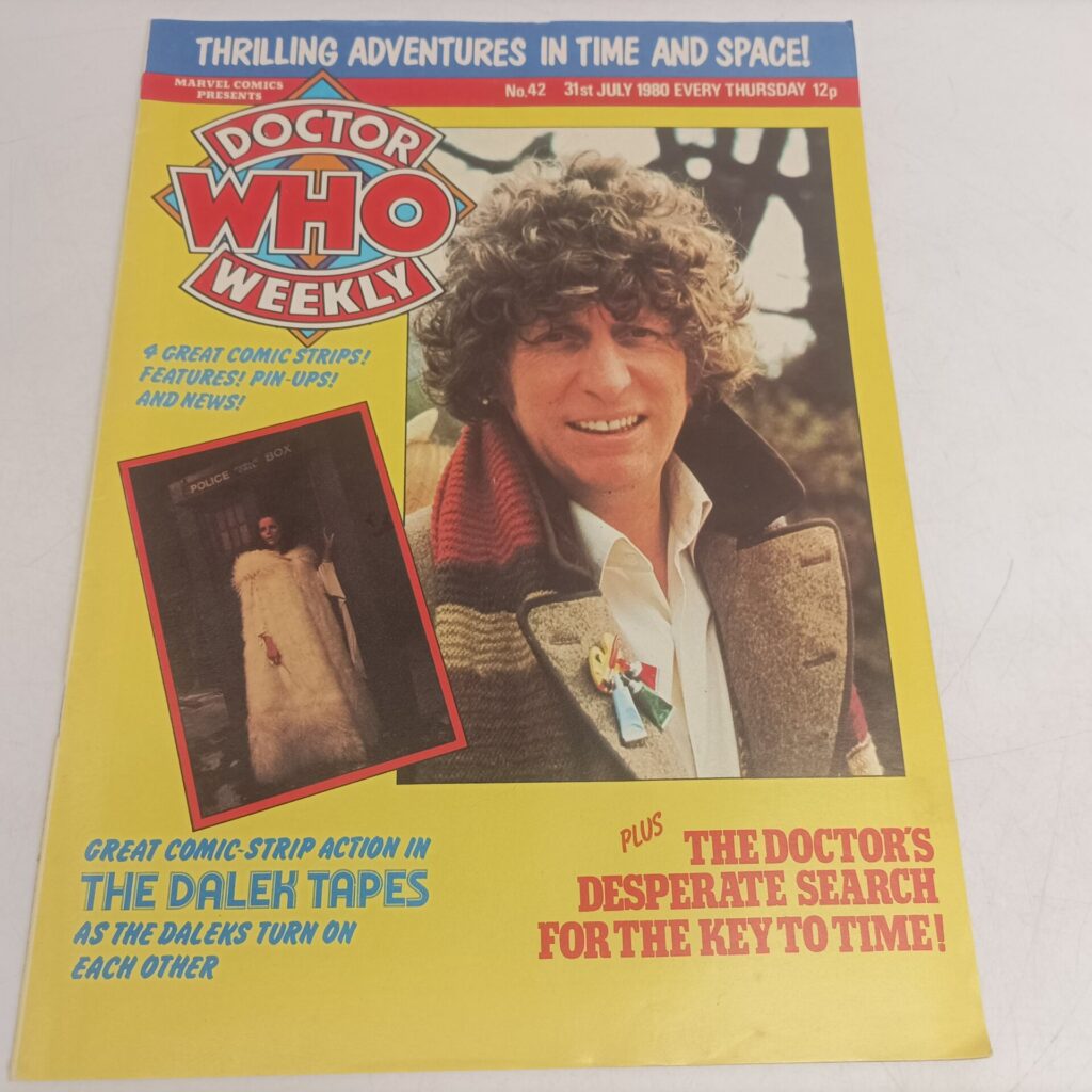 Doctor Who Weekly Comic #42 July 31st 1980 Marvel UK [G+] The Dalek Tapes | Image 1