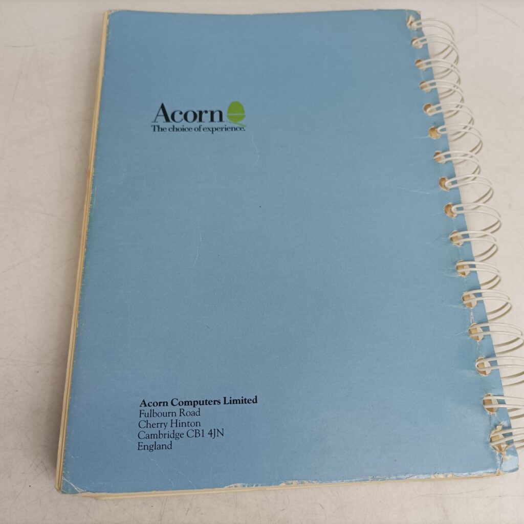 BBC Master Series Microcomputer Reference Manual Part Two (1986) Spiral Bound [G] | Image 4