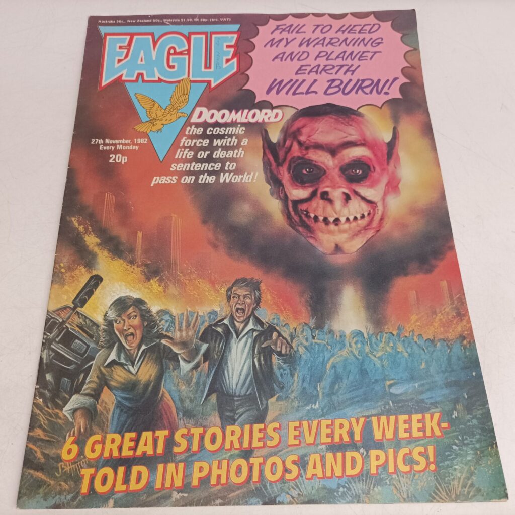 Vintage EAGLE Comic 27th November, 1982 [G+] Doomlord | Return of the Mekon | Image 1