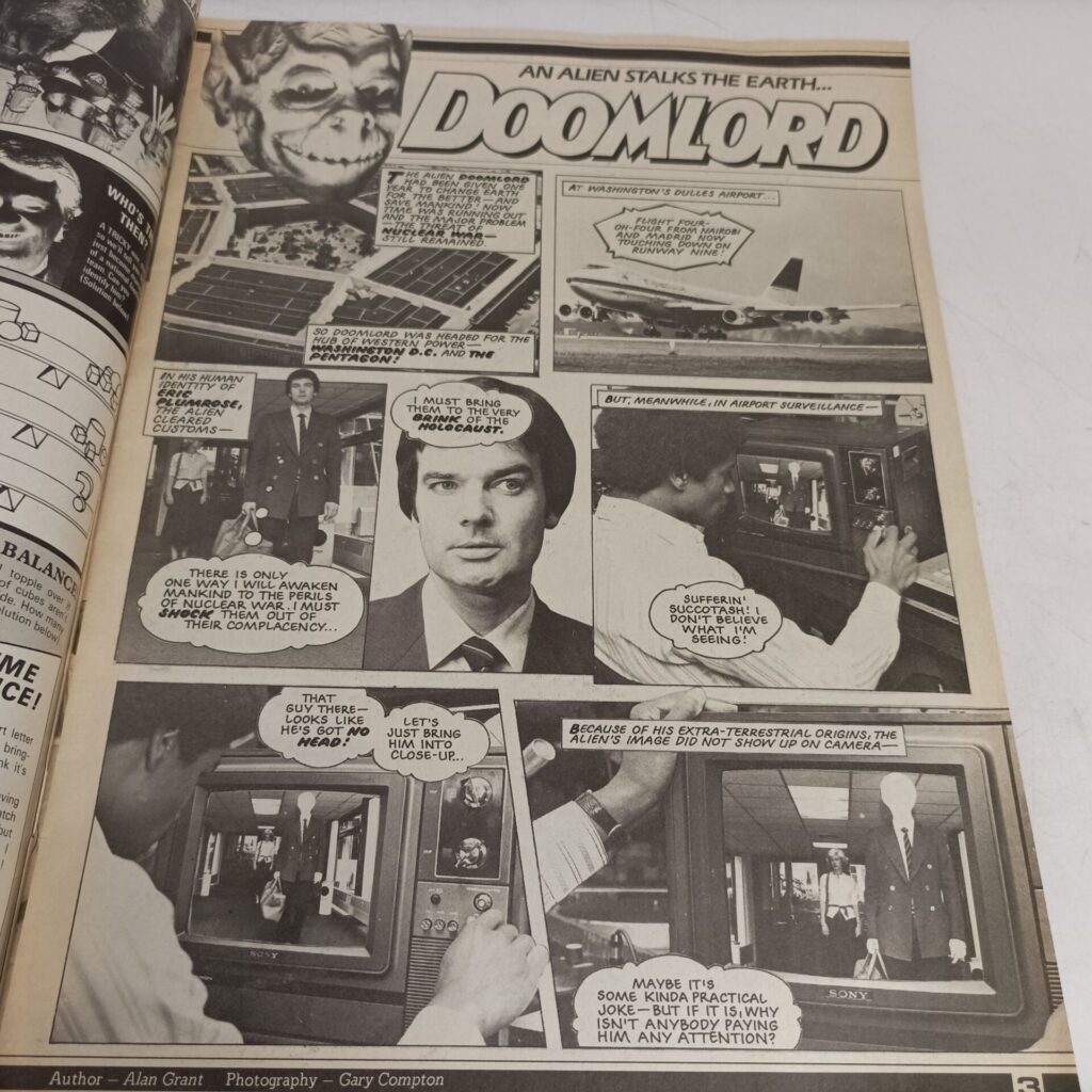 Vintage EAGLE Comic 27th November, 1982 [G+] Doomlord | Return of the Mekon | Image 2