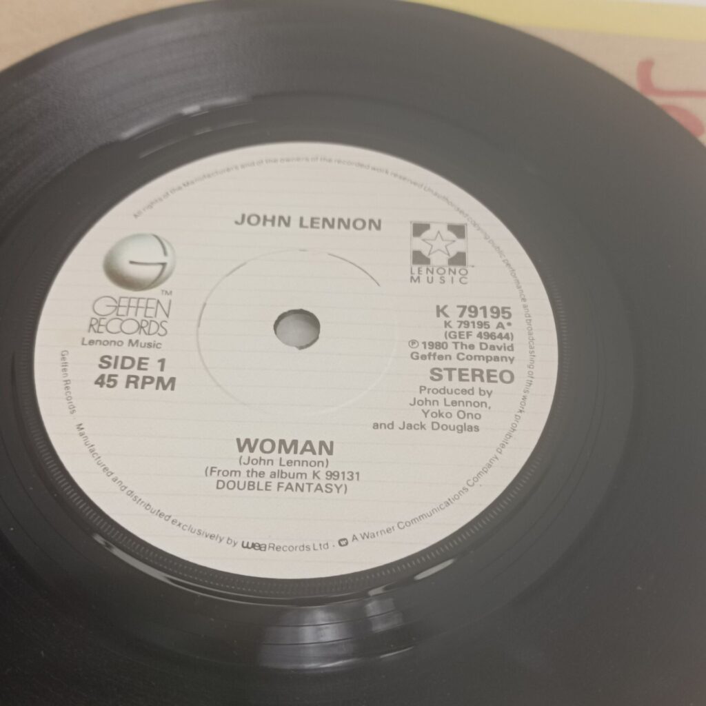 John Lennon: Woman / Yoko Ono: Beautiful Boys (1980) Vinyl 7