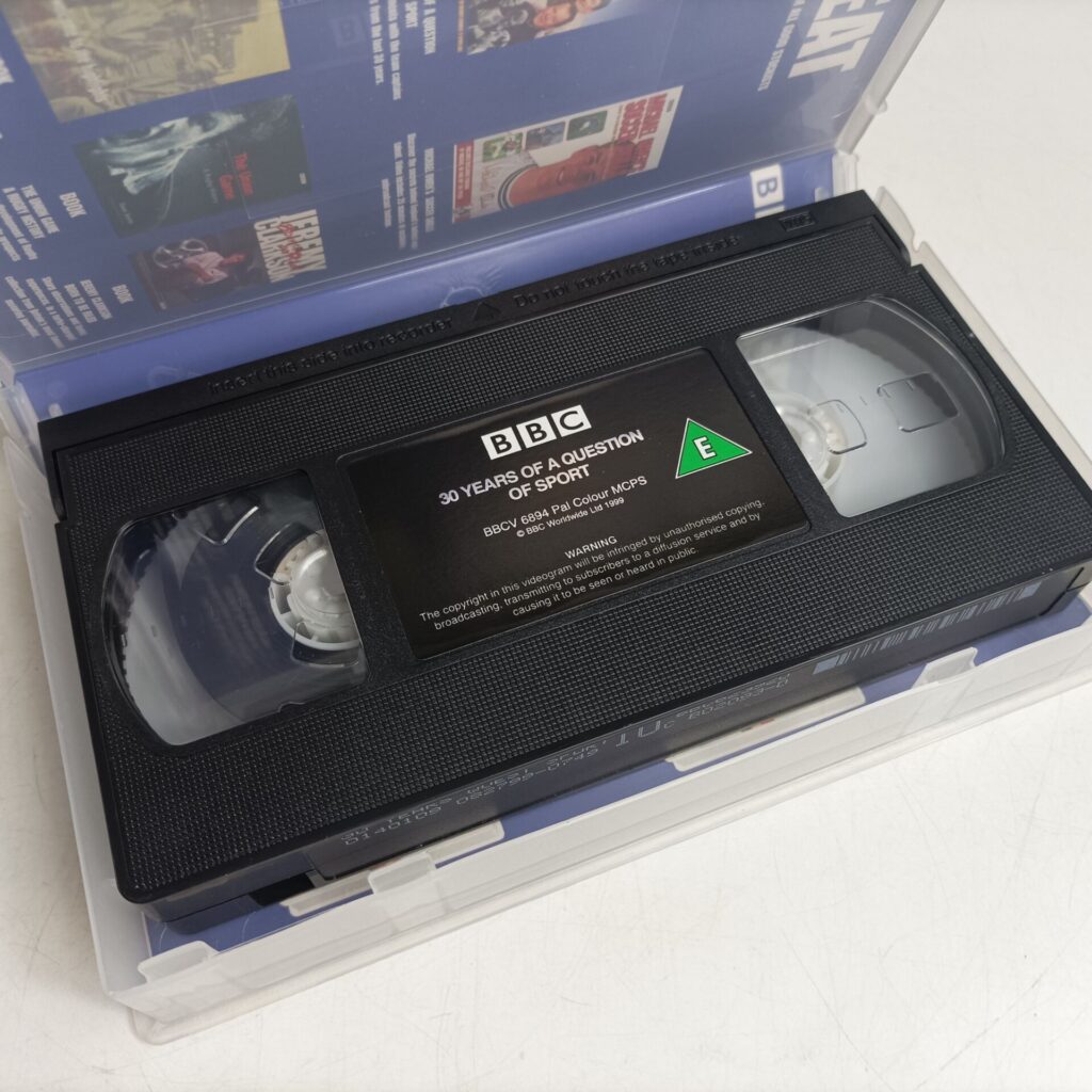 A Question of Sport 30 Years (1999) VHS Video [G+] BBC Video | Sports Quiz Show | Image 4