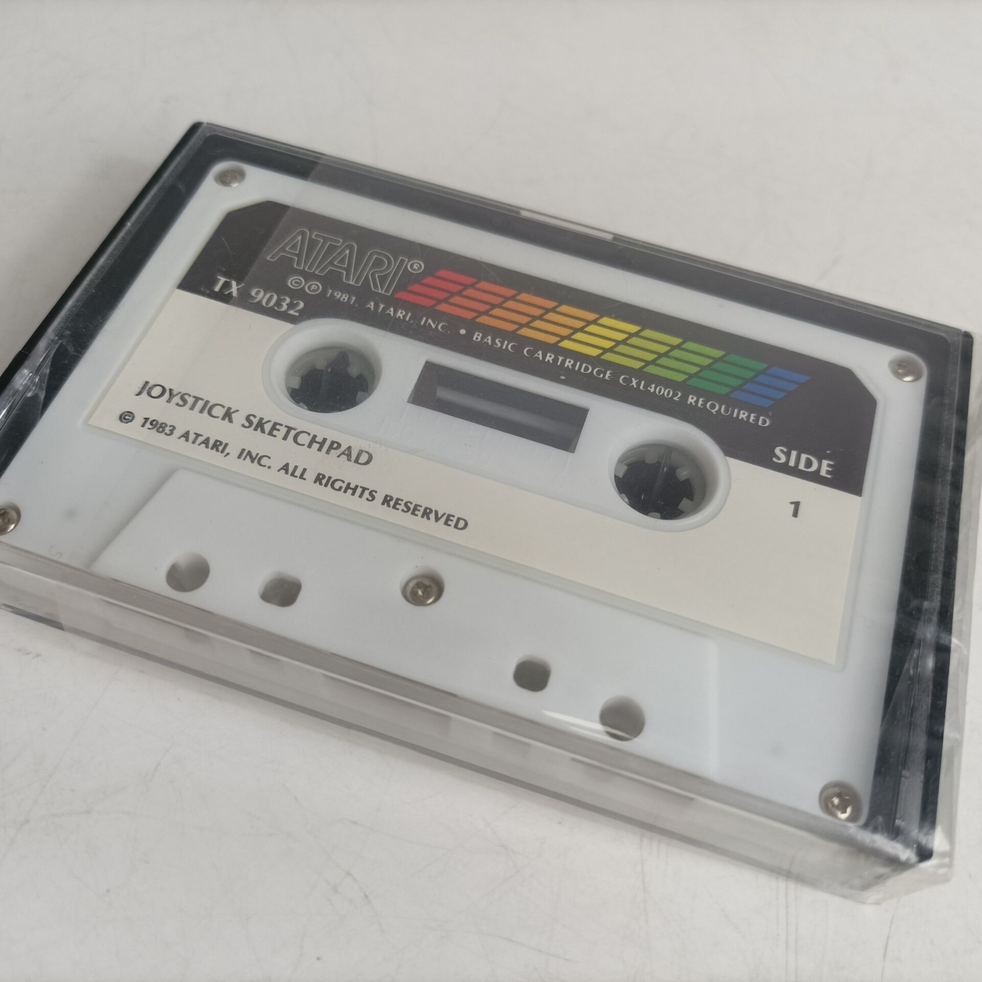 Vintage ATARI TX9032 (1983) Welcome Software Sample Cassette Tape